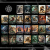 Rin and Seri Cat & Dog Tribal Commander mtg proxy deck custom magic card lands token alter full deck list edh cedh dual land fetch