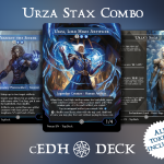 Urza Commander mtg proxy deck custom magic card lands token alter full deck list edh cedh dual land fetch