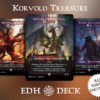 Korvold treasure Commander mtg proxy deck custom magic card lands token alter full deck list edh cedh dual land fetch