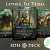 Lathril elves elf tribal dual lands Commander mtg proxy deck custom magic card lands token alter full deck list edh cedh dual land fetch