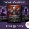 Edgar Vampires Commander mtg proxy deck custom magic card lands token alter full deck list edh cedh dual land fetch