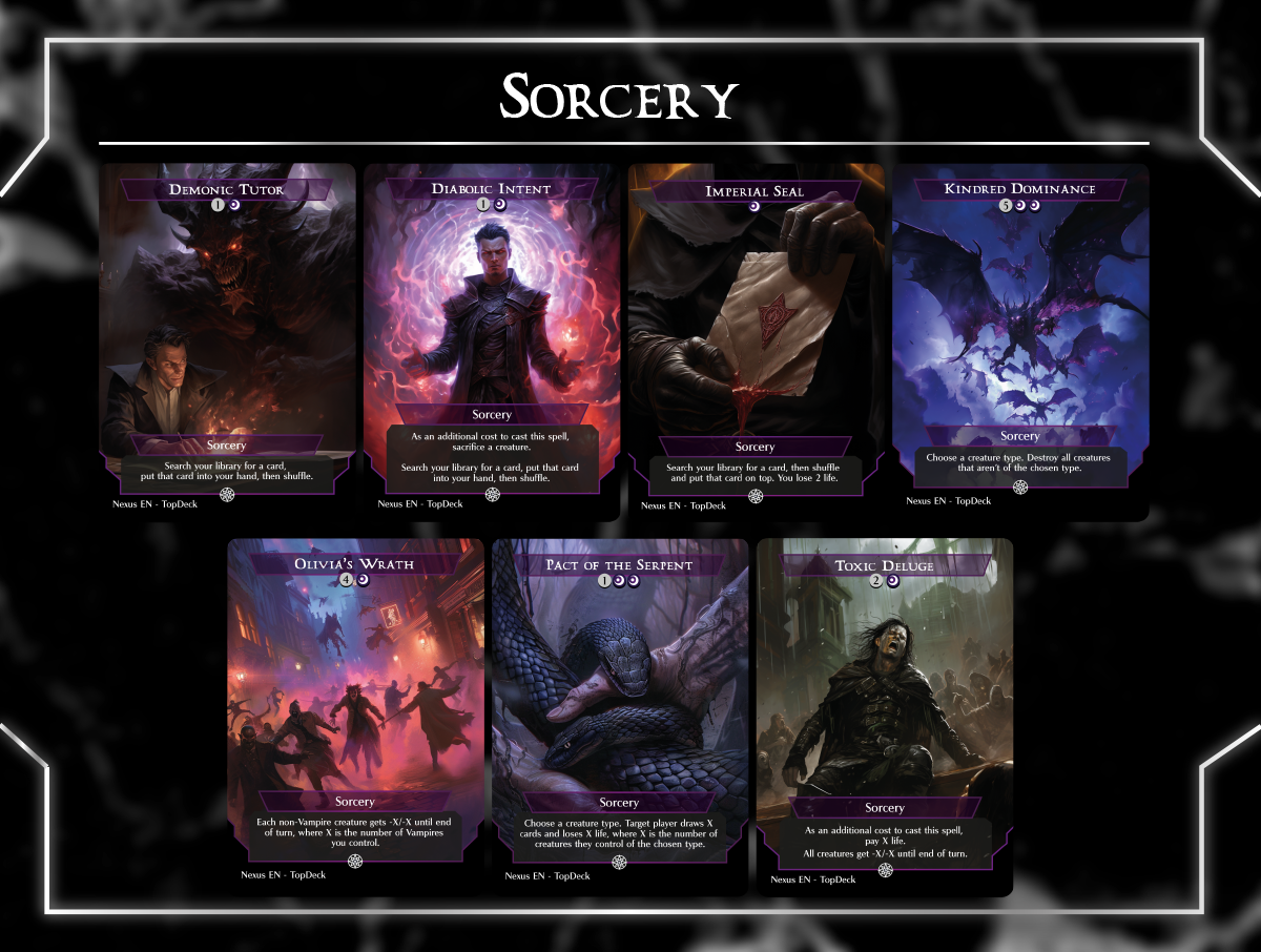 Edgar Vampires - EDH Commander Proxy Deck - Top Deck Forge