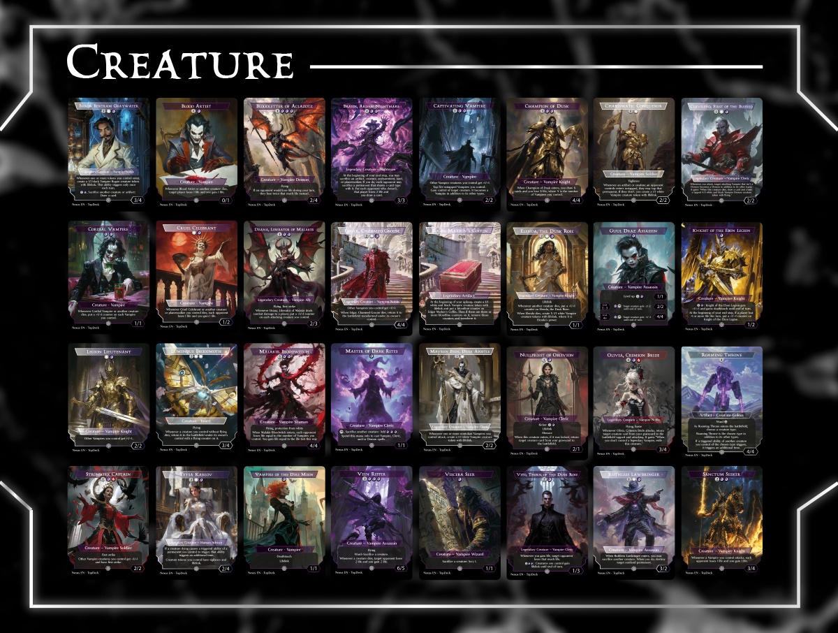 thumbnail image 2 of MTG Edgar Charmed Groom Vampire Commander EDH Deck – Complete 100-Card Rares 2 of 6