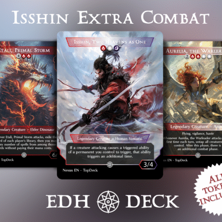 Isshin samurai mardu Commander mtg proxy deck custom magic card lands token alter full deck list edh cedh dual land fetch