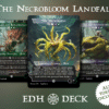 The Necrobloom Landfall dual lands Commander mtg proxy deck custom magic card lands token alter full deck list edh cedh dual land fetch