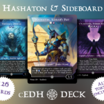 Hashaton cEDH Commander mtg proxy deck custom magic card lands token alter full deck list edh cedh dual land fetch