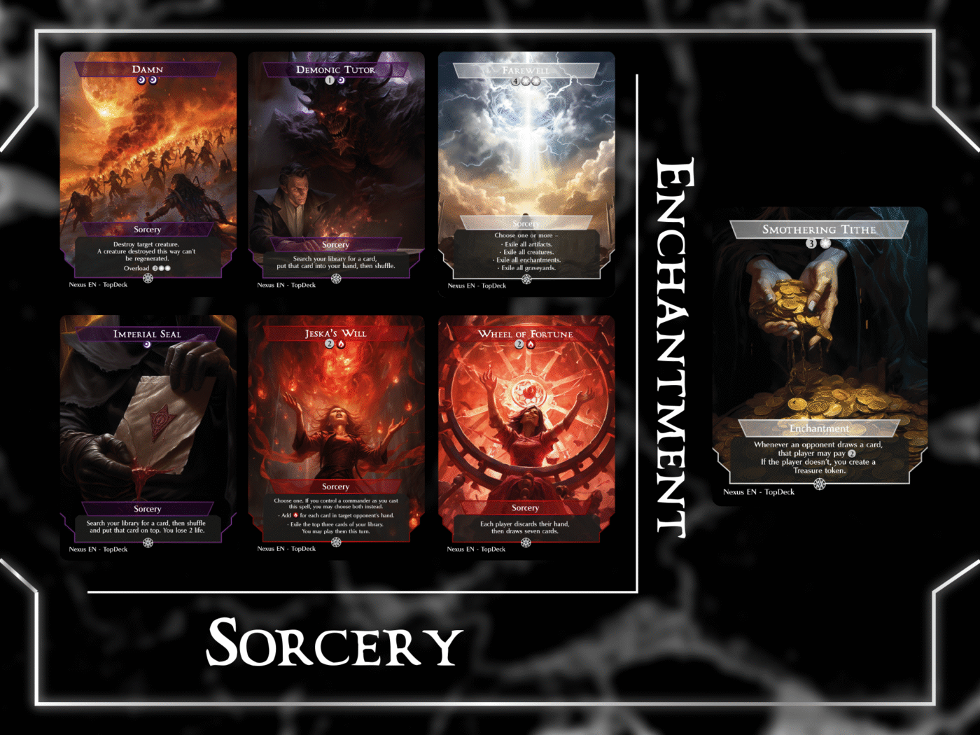 Kaalia of the Vast Commander mtg proxy deck custom magic card lands token alter full deck list edh cedh dual land fetch