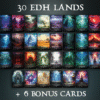 dual shock fetch lands Commander mtg proxy deck custom magic card lands token alter full deck list edh cedh azorius dimir rakdos gruul selesnya orzhov golgari simic izzet boros ancient tomb mana confluence city of brass cavern of souls prismatic vista command beacon command tower
