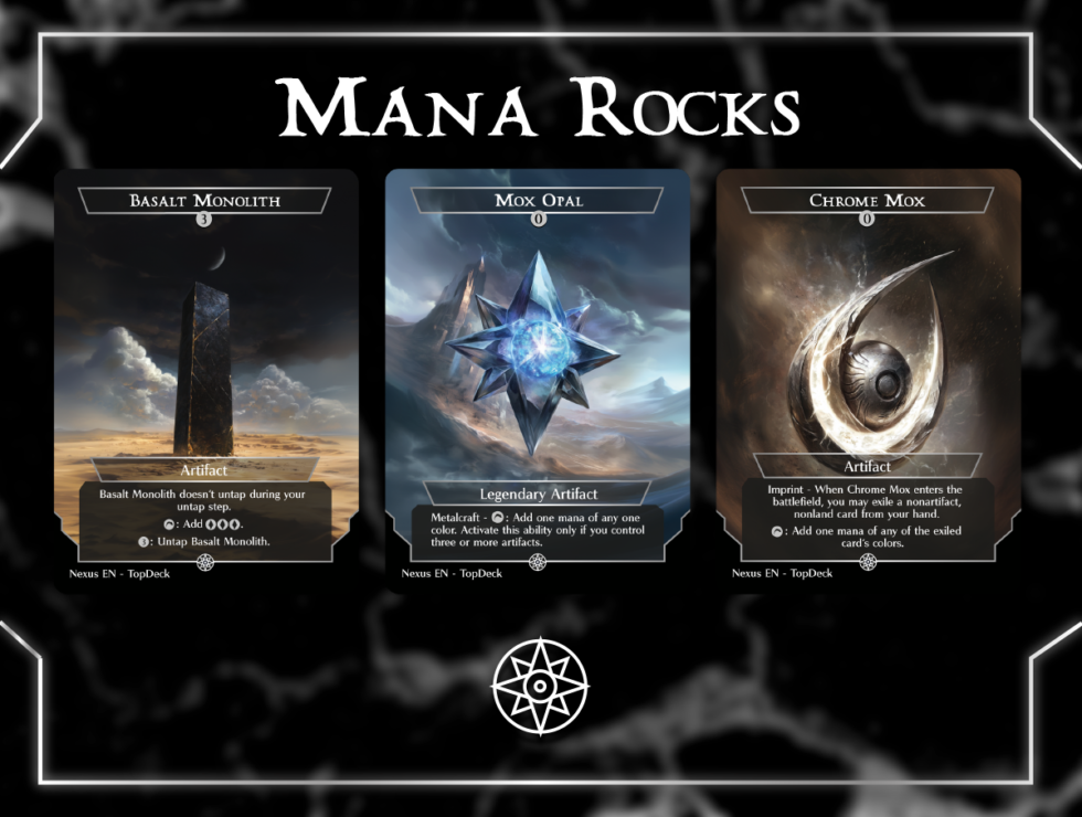 0 Cast Mana Rocks Mana Rocks 18 Cards Bundle - Commander EDH Mana Artifact Pack - Top ...