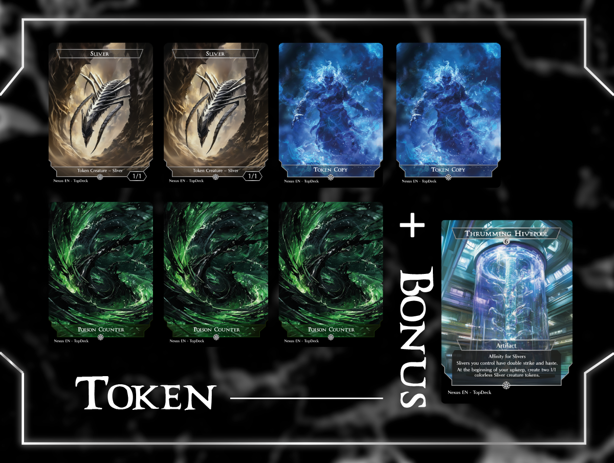 Sliver mtg proxy deck custom magic card lands token alter full deck list edh cedh dual land fetch