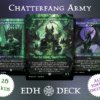Chatterfang Army Commander mtg proxy deck custom magic card lands token alter full deck list edh cedh dual land fetch