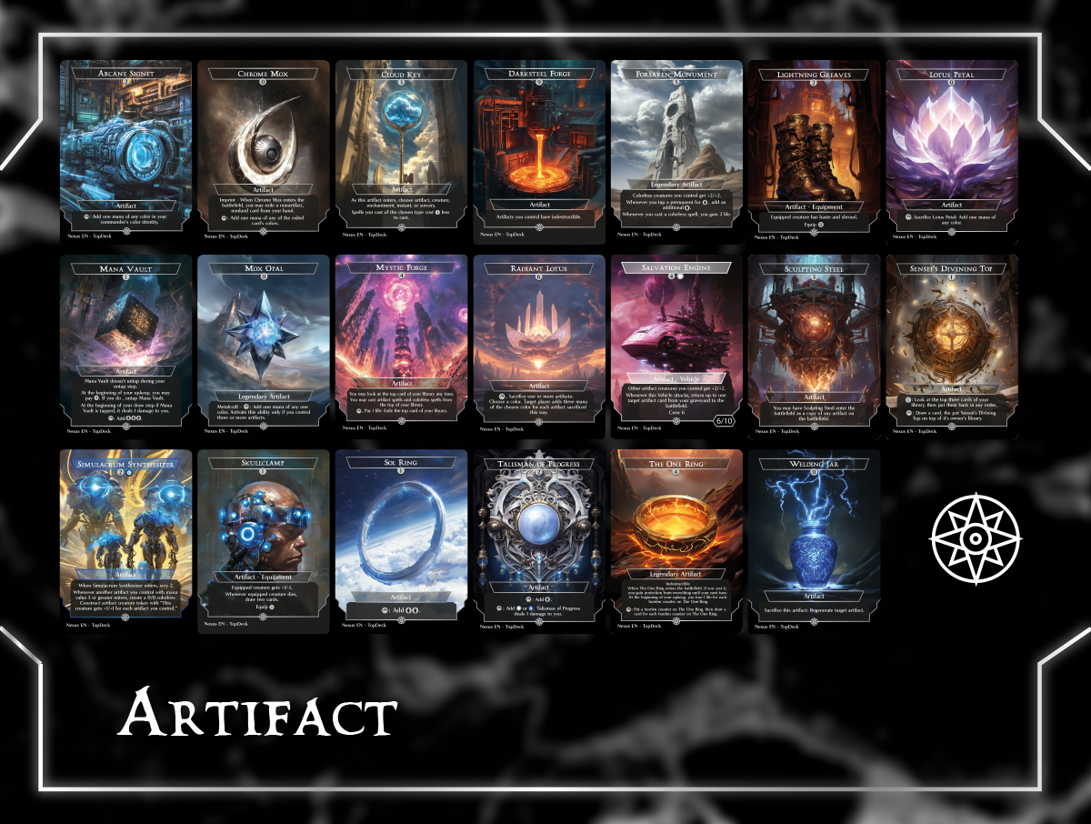 Mendicant Core Commander mtg proxy deck custom magic card lands token alter full deck list edh cedh dual land fetch