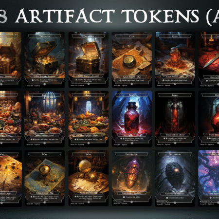 Token Treasure Token Clue Token Food Token Map Token Incubator Commander mtg proxy deck custom magic card lands token alter full deck list edh cedh