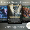 Atraxa Grand Unifier cEDH mtg proxy deck custom magic card lands token alter full deck list edh cedh dual land fetch