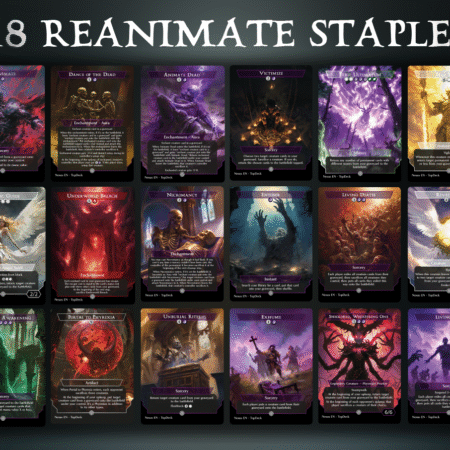 Reanimate Dance of the Dead Animate Dead Victimize Eerie Ultimatum Sun Titan Karmic Guide Underworld Breach Necromancy Entomb Living Death Reveillark Agadeem's Awakening Portal to Phyrexia Unburial Rites Exhume Sheoldred, Whispering One Living End Commander mtg proxy deck custom magic card lands token alter full deck list edh cedh