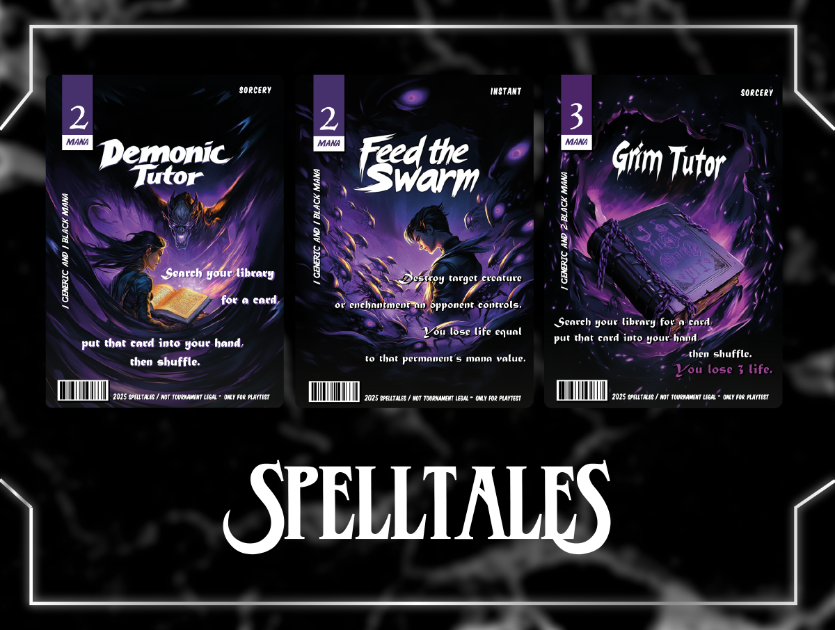 Dark Ritual Demonic Tutor Vampiric Tutor Toxic Deluge Deadly Rollick Black Market Connections Orcish Bowmasters Feed the Swarm Phyrexian Arena Opposition Agent Bolas's Citadel Necropotence Damnation Victimize Grim Tutor Imperial Seal Sheoldred the Apocalypse Dauthi Voidwalker Commander mtg proxy deck custom magic card lands token alter full deck list edh cedh