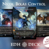 Nicol Bolas Control Commander mtg proxy deck custom magic card lands token alter full deck list edh cedh dual land fetch