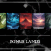 Riverpyre Verge Willowrush Verge Sunbillow Verge Thornspire Verge Hushwood Verge Floodfarm Verge Bleachbone Verge Gloomlake Verge Blazemire Verge Wastewood Verge Ancient Tomb Command Beacon Cavern of Souls Forest Island Mountain Plains Swamp Commander mtg proxy deck custom magic card lands token alter full deck list edh cedh