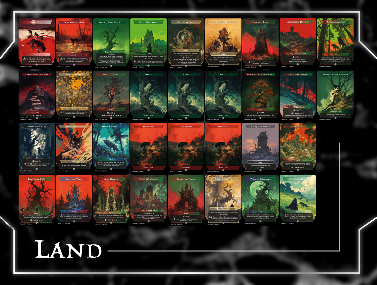 Tovolar Werewolves Commander mtg proxy deck custom magic card lands token alter full deck list edh cedh dual land fetch Halloween