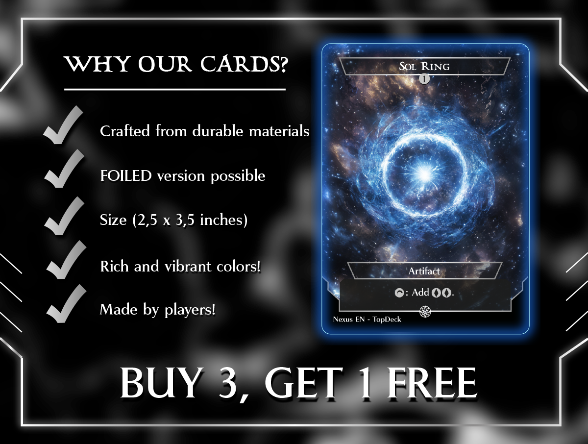 The De Vinci Code Commander mtg proxy deck custom magic card lands token alter full deck list edh cedh dual land fetch