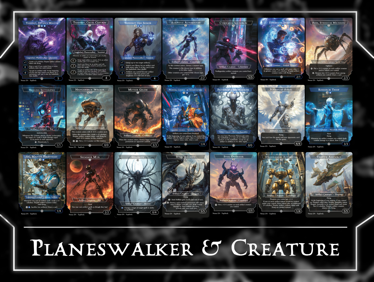 The De Vinci Code Commander mtg proxy deck custom magic card lands token alter full deck list edh cedh dual land fetch