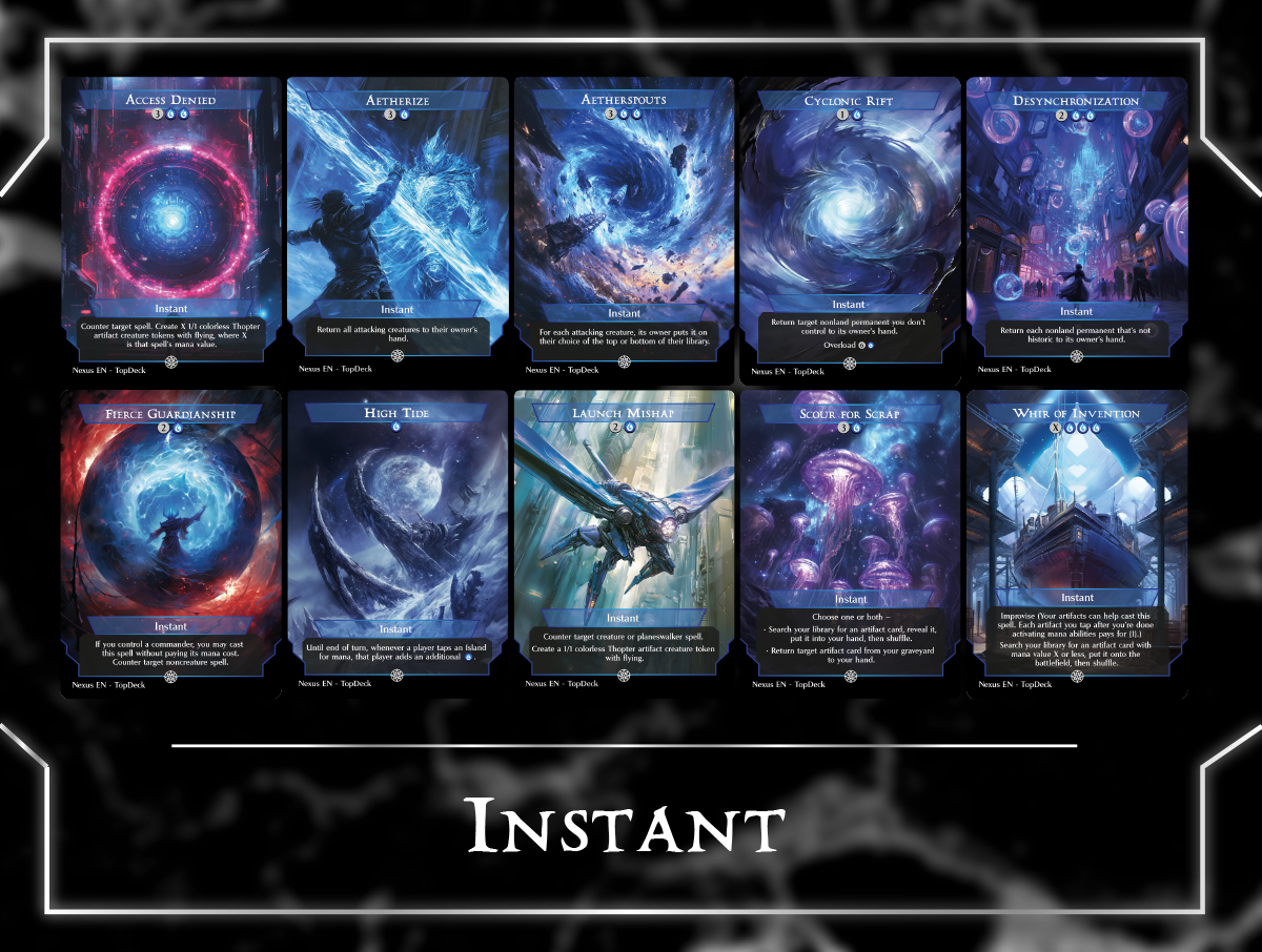 The De Vinci Code Commander mtg proxy deck custom magic card lands token alter full deck list edh cedh dual land fetch