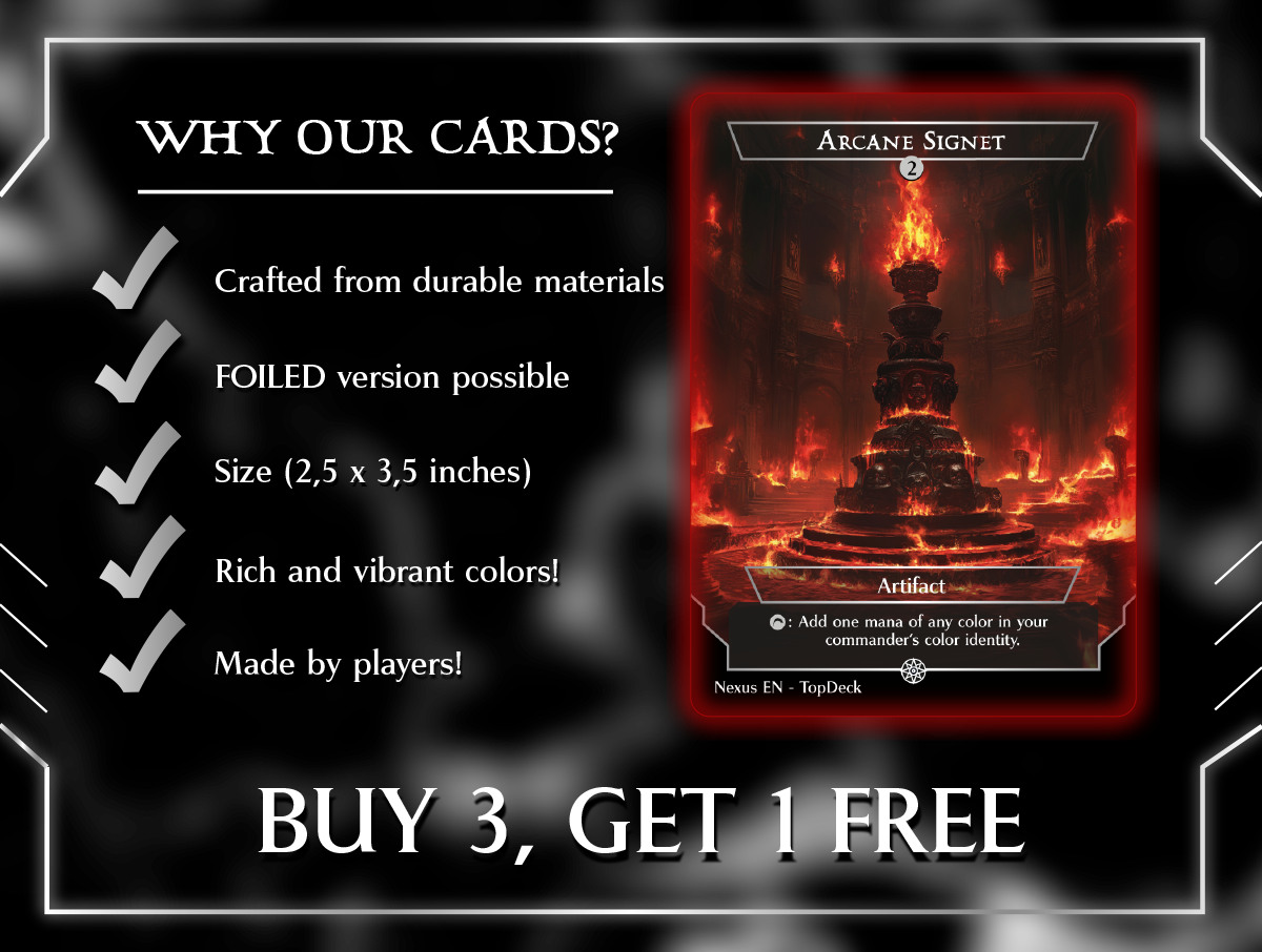 Judith Burn Commander mtg proxy deck custom magic card lands token alter full deck list edh cedh dual land fetch