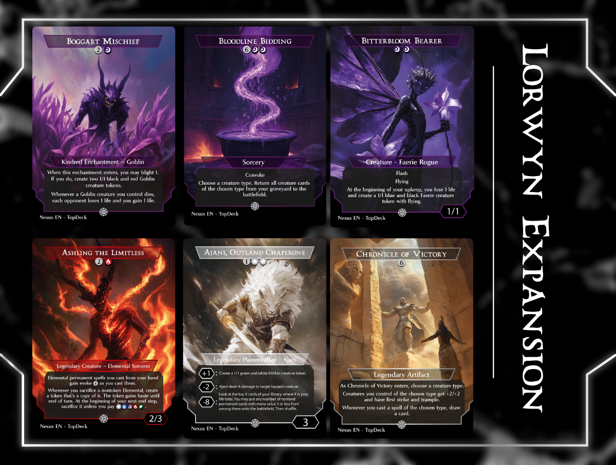 Hexing Squelcher Ajani, Outland Chaperone Bitterbloom Bearer Oko, Lorwyn Liege Oko, Shadowmoor Scion Mirrorform Sapling Nursery Boggart Mischief Rimefire Torque Formidable speaker Chronicle of Victory Brigid, Clachan's Heart Brigid, Doun's Mind Kinscaer Sentry Champion of the Path Celestial Reunion Maralen, Fae Ascendant Doran, Besieged by Time Eirdu, Carrier of Dawn Isilu, Carrier of Twilight Trystan's Command Vibrance Kinbinding Champions of the Shaol Soul Immolation Champion of the Weird Gloom Ripper Ashling the Limitless The Reaper, King No More Deceit Glen Elandra Guardian Bloodline Bidding Champions of the Perfect Bre of Clan Stoutarm Mutable Explorer Moonshadow Twilight Diviner Mirrormind Crown Catharsis Commander mtg proxy deck custom magic card lands token alter full deck list edh cedh