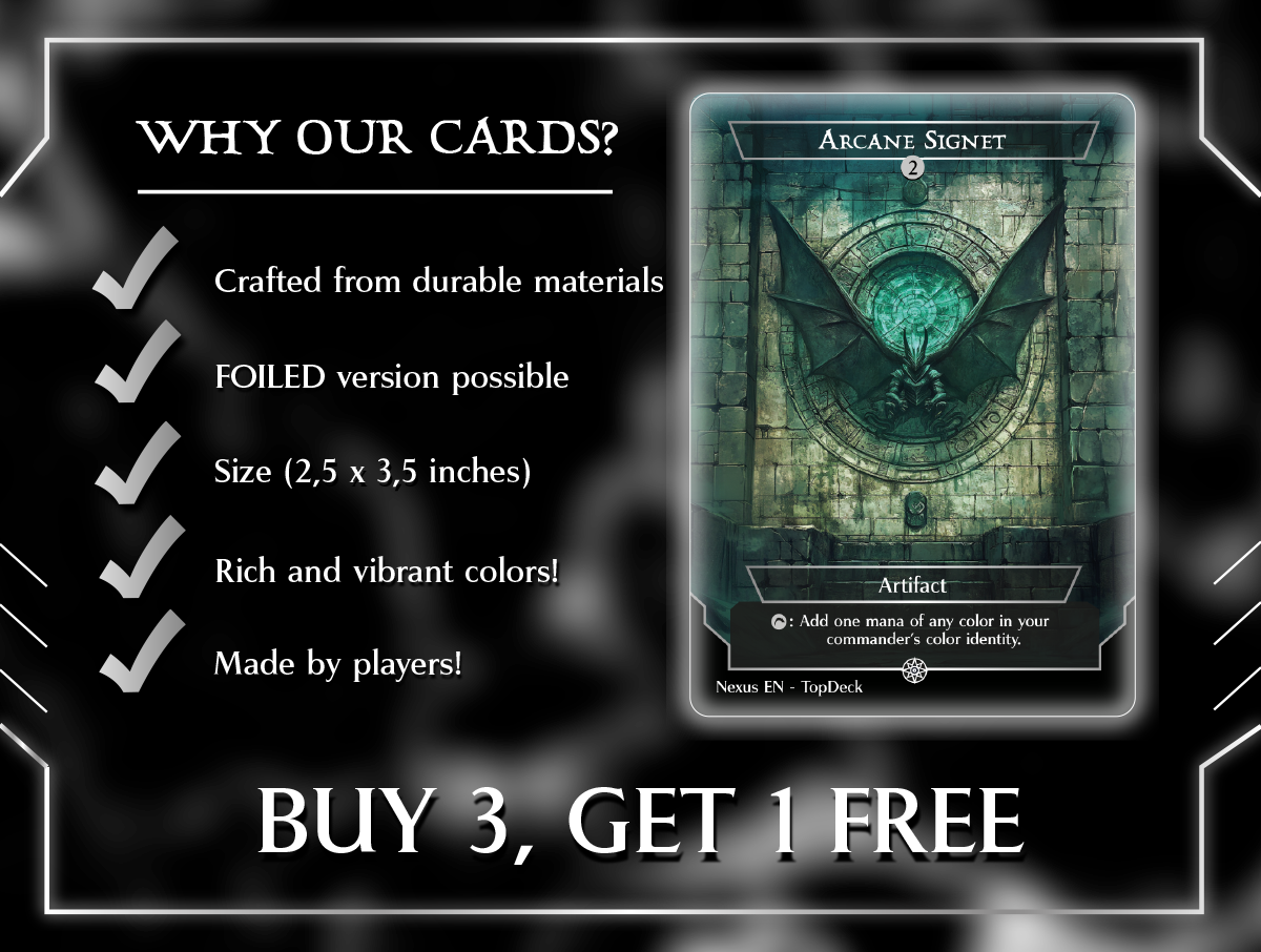 Arcades Defenders Commander mtg proxy deck custom magic card lands token alter full deck list edh cedh dual land fetch