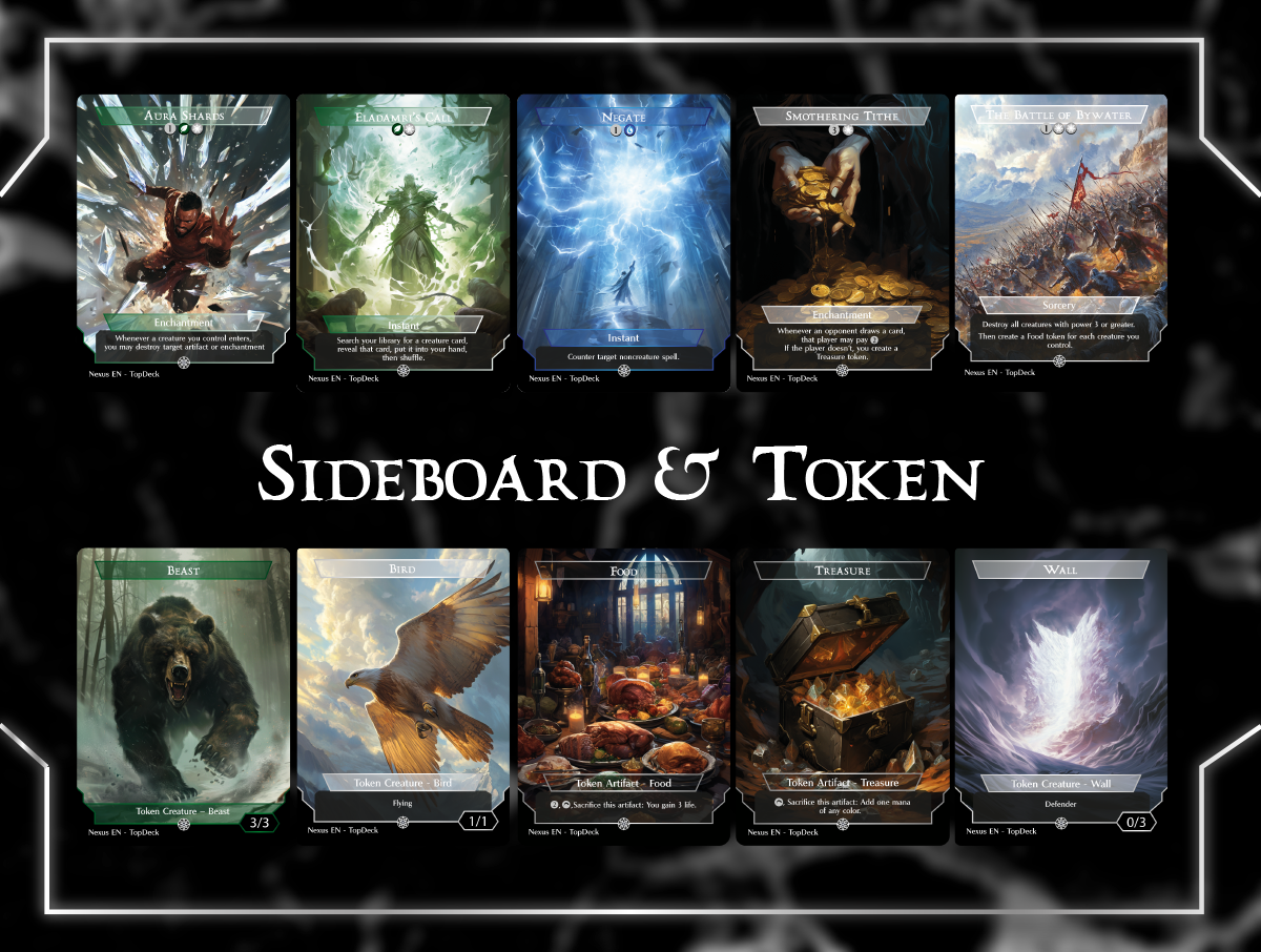 Arcades Defenders Commander mtg proxy deck custom magic card lands token alter full deck list edh cedh dual land fetch