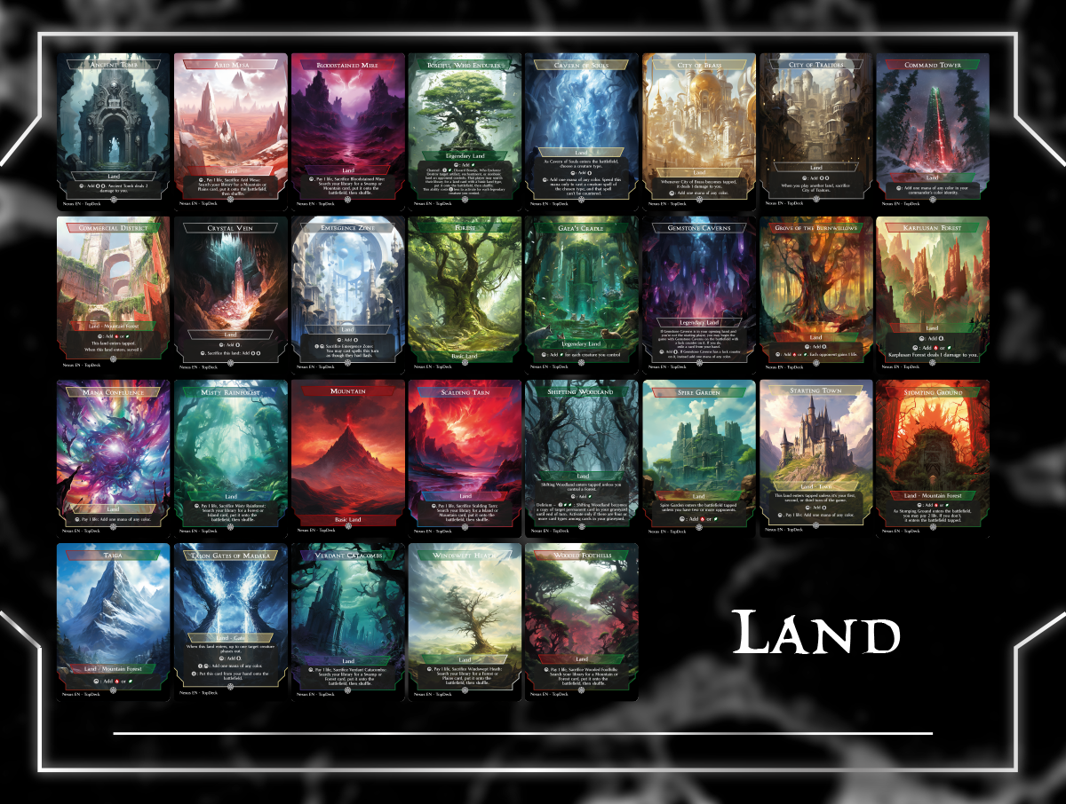 Etali Primal Conqueror cEDH Commander mtg proxy deck custom magic card lands token alter full deck list edh cedh dual land fetch