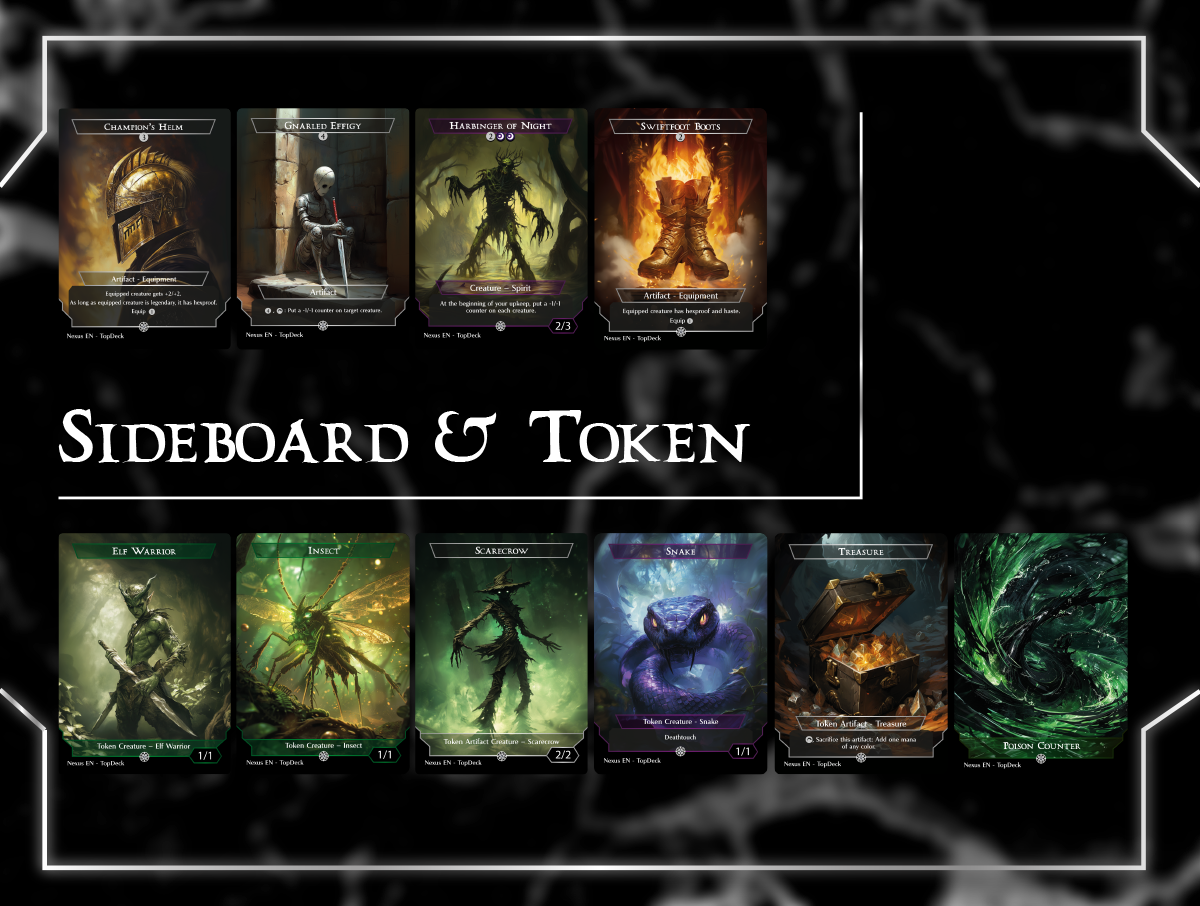 The Reaper, King Again Commander mtg proxy deck custom magic card lands token alter full deck list edh cedh dual land fetch