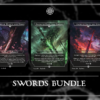Sword of Fire and Ice Sword of Hearth and Home Sword of Feast and Famine Sword of Sinew and Steel Sword of War and Peace Sword of Body and Mind Sword of Truth and Justice Sword of Light and Shadow Sword of Once and Future Sword of the Animist Sword of Forge and Frontier Embercleave Shadowspear Excalibur, Sword of Eden Umezawa's Jitte Cori-Steel Cutter Dragonfire Blade Anduril Flame of the West Commander mtg proxy deck custom magic card lands token alter full deck list edh cedh