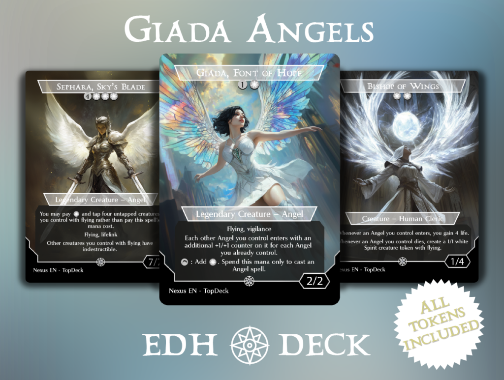 Giada Angels - EDH Commander Proxy Deck - Top Deck Forge