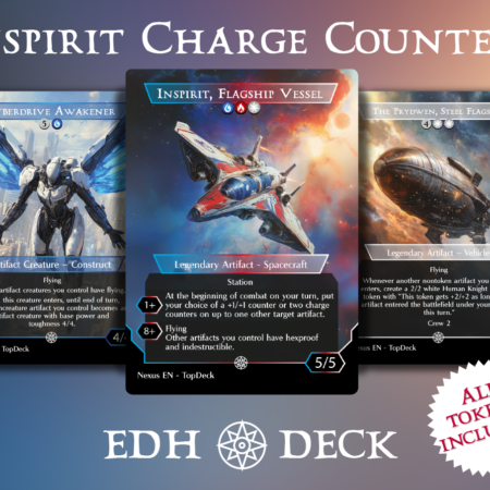 Inspirit Charge Counters Commander mtg proxy deck custom magic card lands token alter full deck list edh cedh dual land fetch