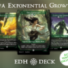 Tifa Exponential Growth Commander mtg proxy deck custom magic card lands token alter full deck list edh cedh dual land fetch