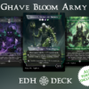 Ghave Bloom Army Commander mtg proxy deck custom magic card lands token alter full deck list edh cedh dual land fetch
