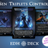 Sen Triplets Control Commander mtg proxy deck custom magic card lands token alter full deck list edh cedh dual land fetch