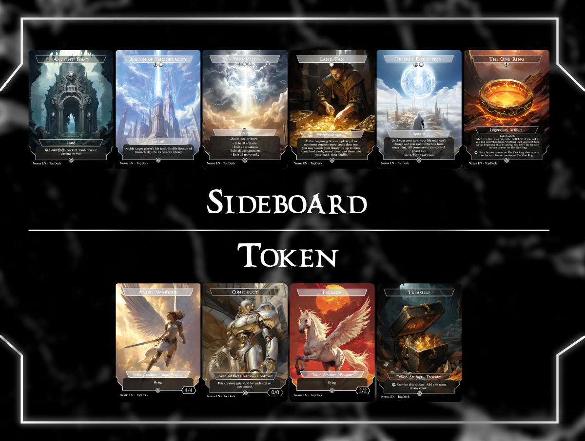Lorehold Miracle Commander mtg proxy deck custom magic card lands token alter full deck list edh cedh dual land fetch