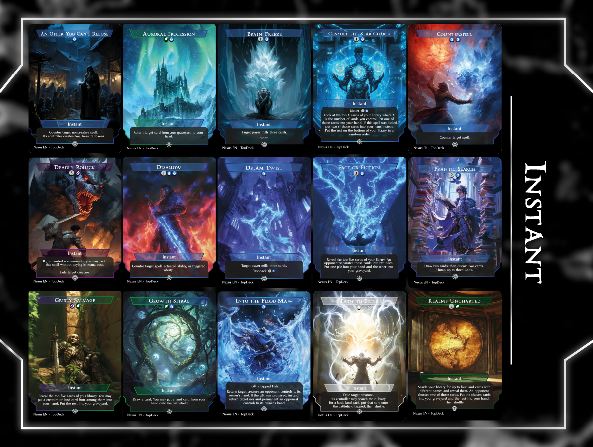 The Wandering Minstrel Gate Commander mtg proxy deck custom magic card lands token alter full deck list edh cedh dual land fetch