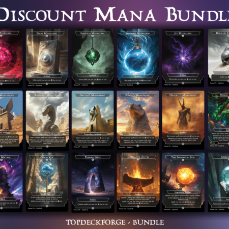 Bontu's Monument Cloud Key Emerald Medallion Hazoret's Monument Helm of Awakening Jet Medallion Kefnet's Monument Mana Matrix Oketra's Monument Pearl Medallion Planar Gate Primal Amulet Primal Wellspring Rhonas's Monument Ruby Medallion Sapphire Medallion Semblance Anvil The Immortal Sun Urza's Filter Commander mtg proxy deck custom magic card lands token alter full deck list edh cedh