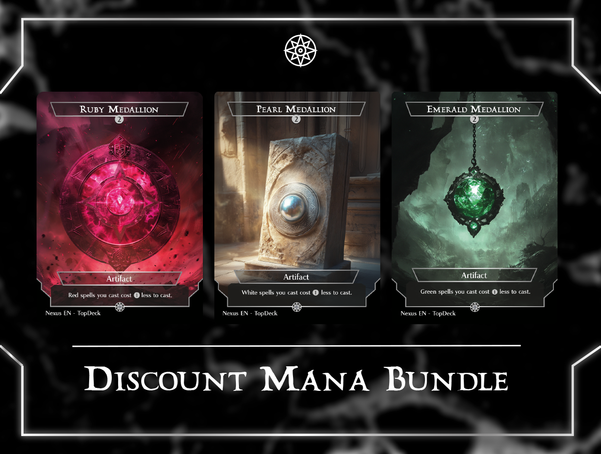 Bontu's Monument Cloud Key Emerald Medallion Hazoret's Monument Helm of Awakening Jet Medallion Kefnet's Monument Mana Matrix Oketra's Monument Pearl Medallion Planar Gate Primal Amulet Primal Wellspring Rhonas's Monument Ruby Medallion Sapphire Medallion Semblance Anvil The Immortal Sun Urza's Filter Commander mtg proxy deck custom magic card lands token alter full deck list edh cedh