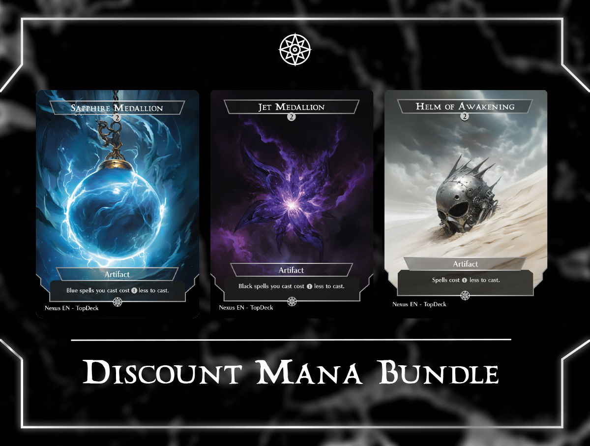 Bontu's Monument Cloud Key Emerald Medallion Hazoret's Monument Helm of Awakening Jet Medallion Kefnet's Monument Mana Matrix Oketra's Monument Pearl Medallion Planar Gate Primal Amulet Primal Wellspring Rhonas's Monument Ruby Medallion Sapphire Medallion Semblance Anvil The Immortal Sun Urza's Filter Commander mtg proxy deck custom magic card lands token alter full deck list edh cedh