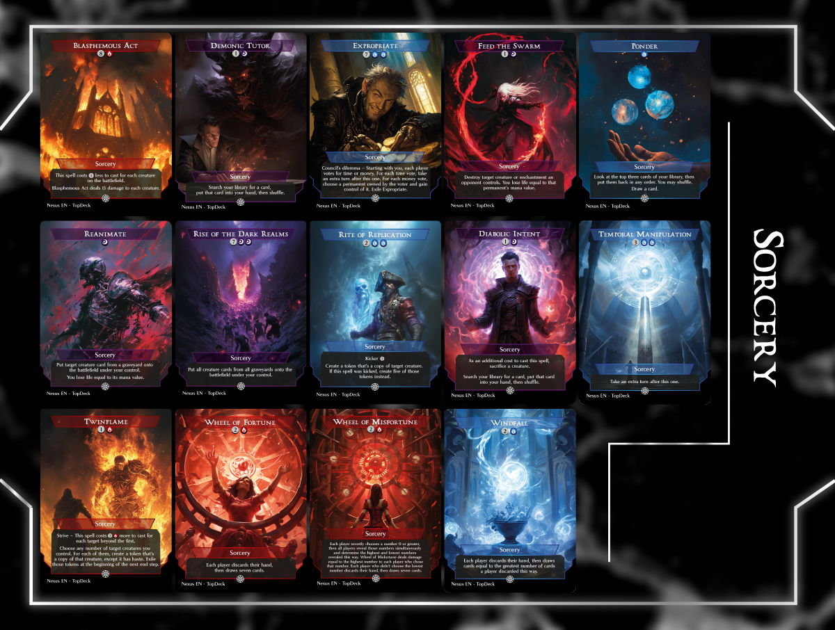 Lord Xander Half Off Everything Commander mtg proxy deck custom magic card lands token alter full deck list edh cedh dual land fetch