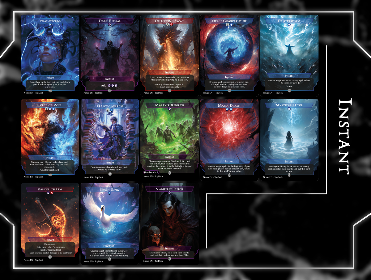 Lord Xander Half Off Everything Commander mtg proxy deck custom magic card lands token alter full deck list edh cedh dual land fetch