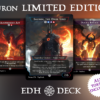Sauron LIMITED EDITION Commander mtg proxy deck custom magic card lands token alter full deck list edh cedh dual land fetch