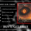 Sauron LIMITED EDITION Commander mtg proxy deck custom magic card lands token alter full deck list edh cedh dual land fetch
