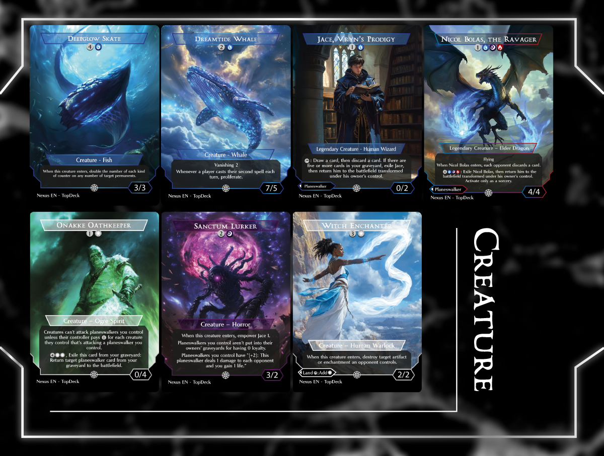 Jace Multiverse Planeswalkers Commander mtg proxy deck custom magic card lands token alter full deck list edh cedh dual land fetch