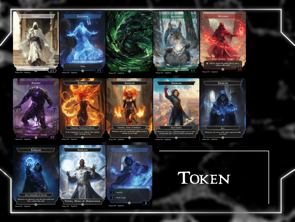Jace Multiverse Planeswalkers Commander mtg proxy deck custom magic card lands token alter full deck list edh cedh dual land fetch