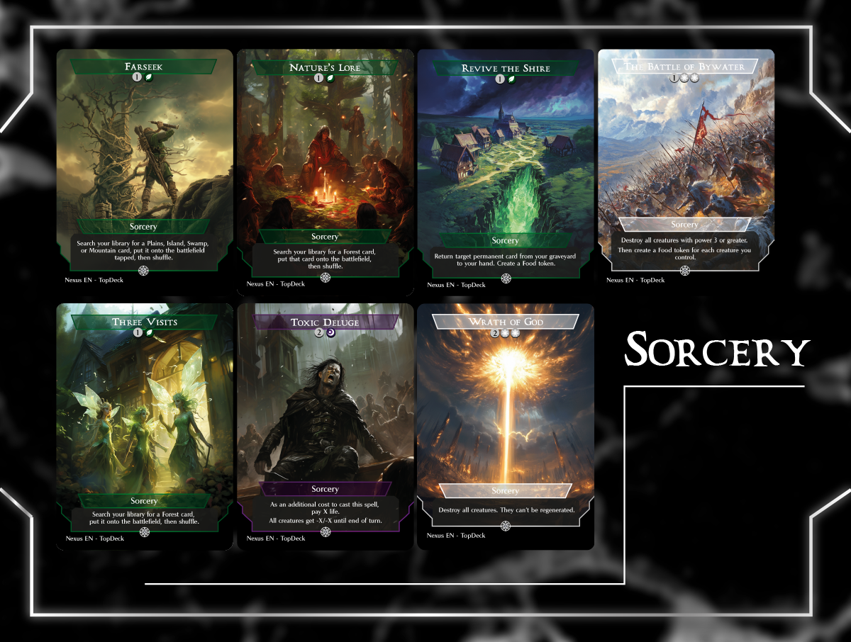Sam & Frodo Partners Commander mtg proxy deck custom magic card lands token alter full deck list edh cedh dual land fetch